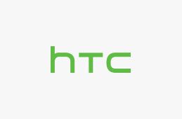 A green htc logo on top of a white background.